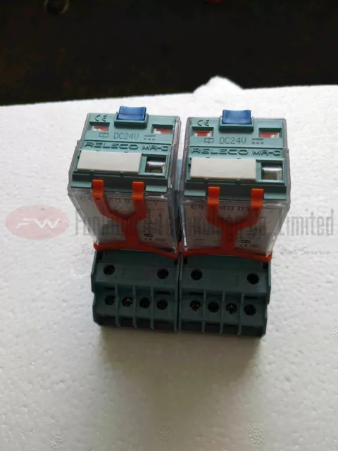 C4-A40DX 24VDC Socket Mount Non-Latching Relay 6A 24VDC w/ Socket x 1pc