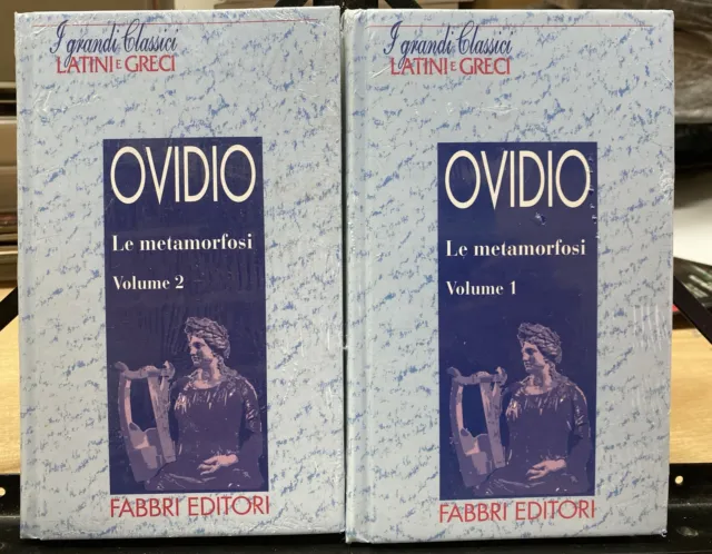 OVIDIO LE METAMORFOSI 2 Vol. I Grandi Classici Latini E Greci EUR 9,99 -  PicClick IT