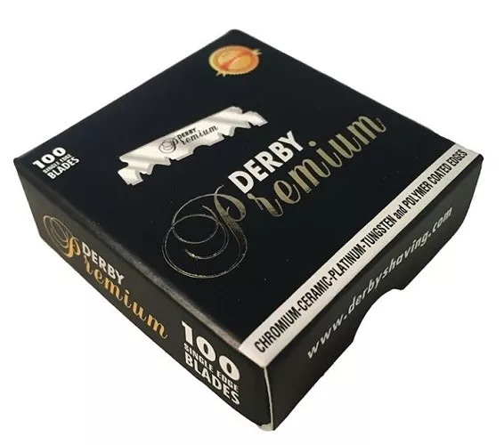 100 Derby Premium Single Edge Razor Blades - Fast Shipping