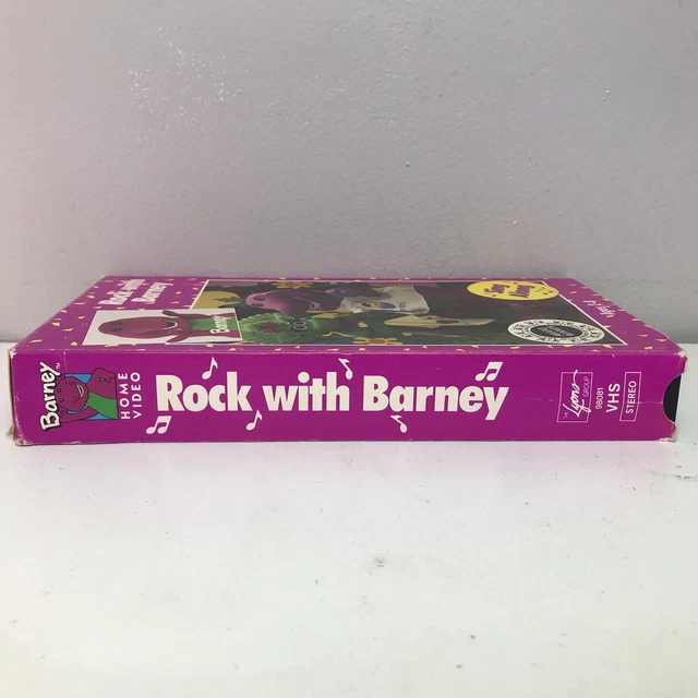 BARNEY & FRIENDS Rock With Barney VHS Video Tape BUY 2 GET 1 FREE PBS ...