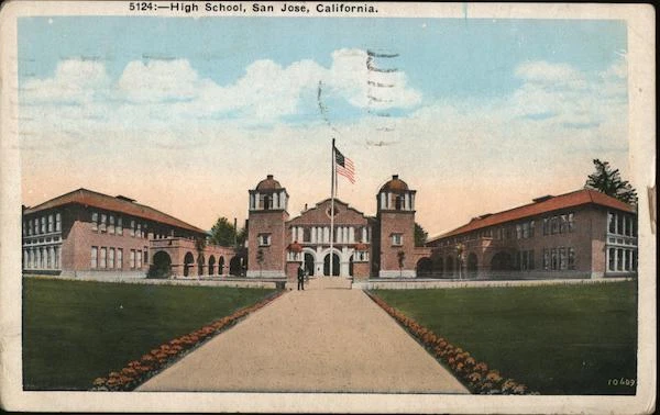 1925 San Jose,CA High School Santa Clara County California Pacific Novelty Co.