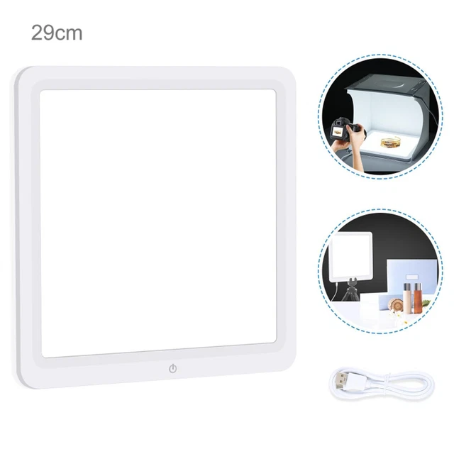 Photo Studio LED Shadowless Light Lamp Panel Pad Éclairage professionnel