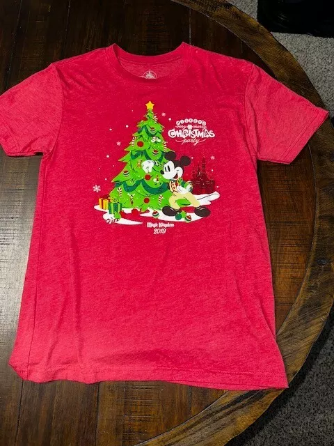 Disney Parks WDW 2019 Mickeys Very Merry Christmas Party T-Shirt Adult Small