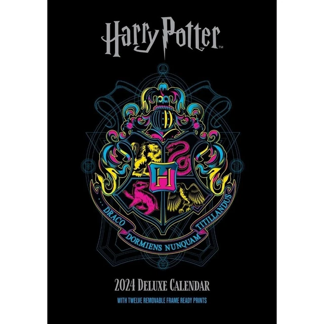 2024 CALENDAR HARRY Potter Calendar Month to View A3 Large Wall Deluxe