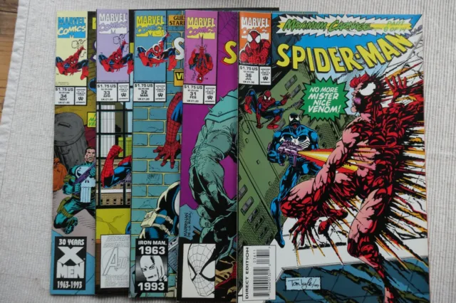 Marvel Comic Konvult 10 Hefte Spider Man US Comic Neuwertig