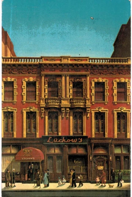 NYC Luchows Luchow's German Restaurant New York City