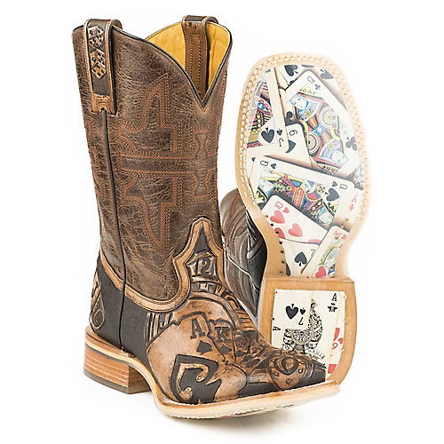 TIN HAUL BOOTS Tin Haul Mens The Gambler Boots 12EE £367.87 PicClick UK