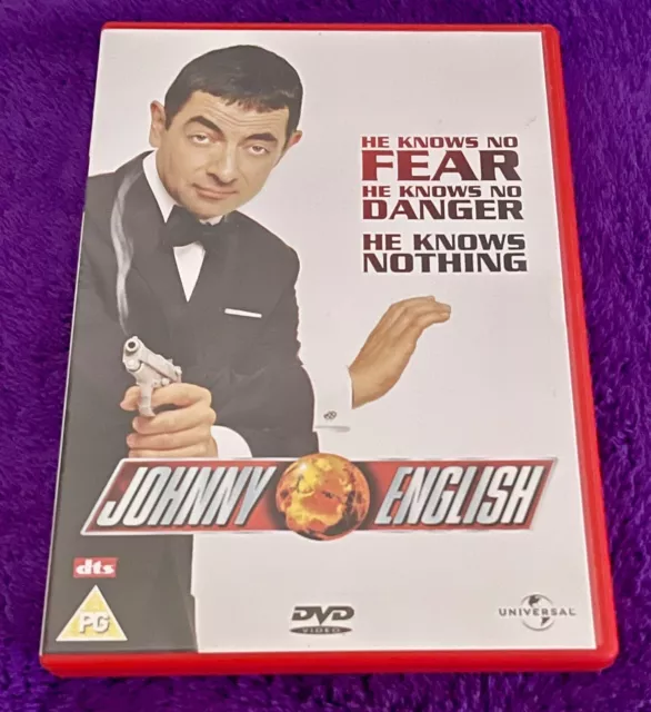 Johnny English DVD Comedy (2003) Rowan Atkinson FREE UK P&P