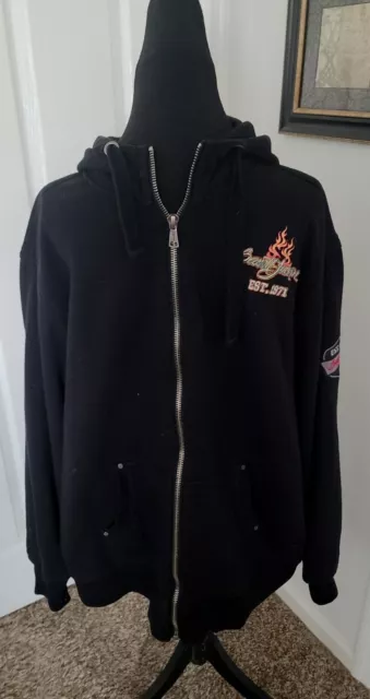 Barrett Jackson Mens Size 4XL Jacket Black Collector Car Auction Embroidered