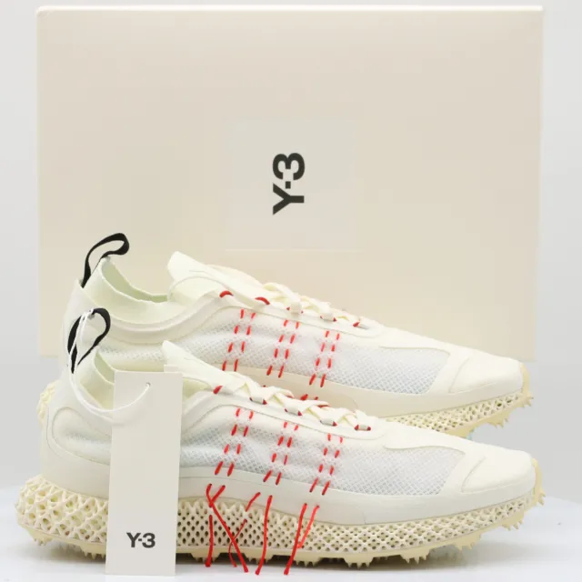 Adidas Y-3 Runner 4D Halo Mens Trainers Uk 10 Eu 44 2/3 White Rrp £350