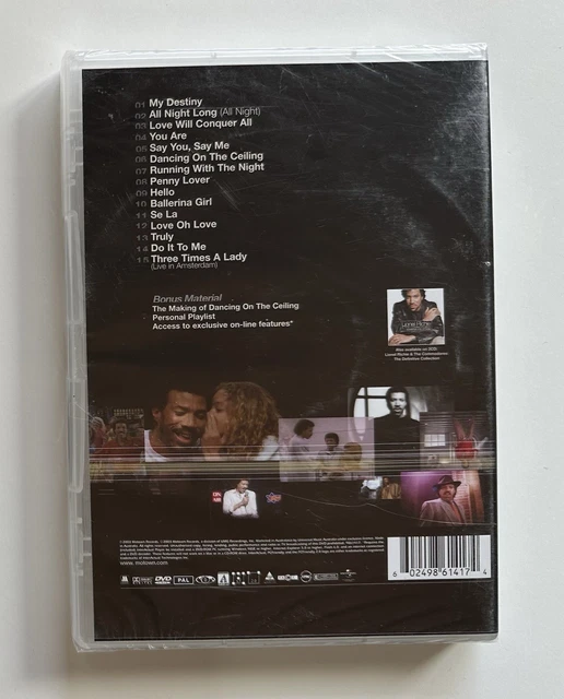 Lionel Ritchie LIONEL RICHIE - The Collection (DVD) Region Free Music Video Motown New ...