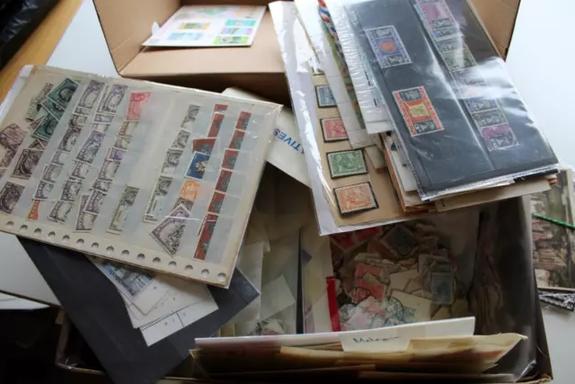 WORLD with Lots of COMMONWEALTH Glory Box Stamp Collection KGV Onwards
