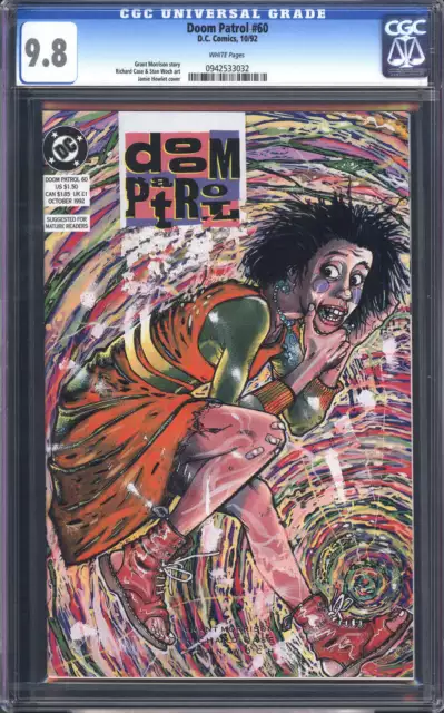 Doom Patrol #60 Cgc 9.8 White Pages // Dc Comics 1992