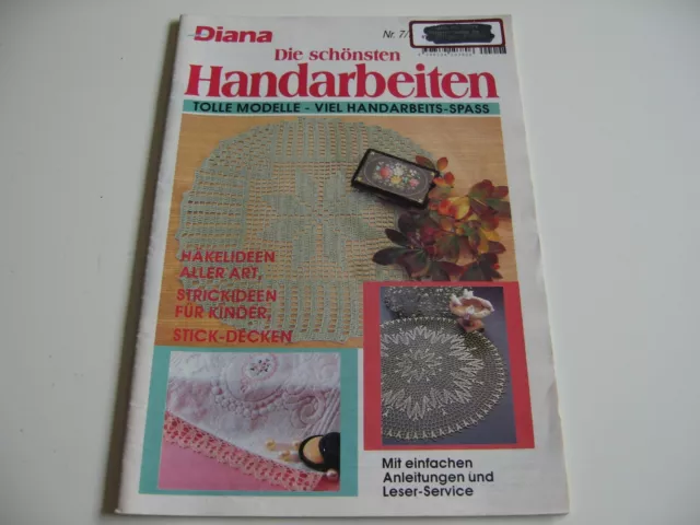 Zeitschrift DIANA Häkeln Die schönsten Handarbeiten Nr. 7/8 VINTAGE