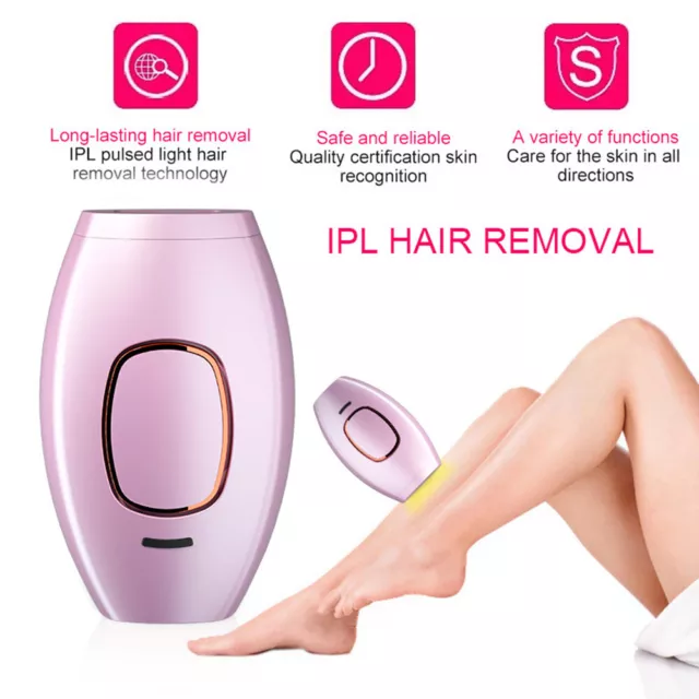 IPL Laser Hair Removal Epilator Device Permanent Body Machine Face Leg w/Glasses