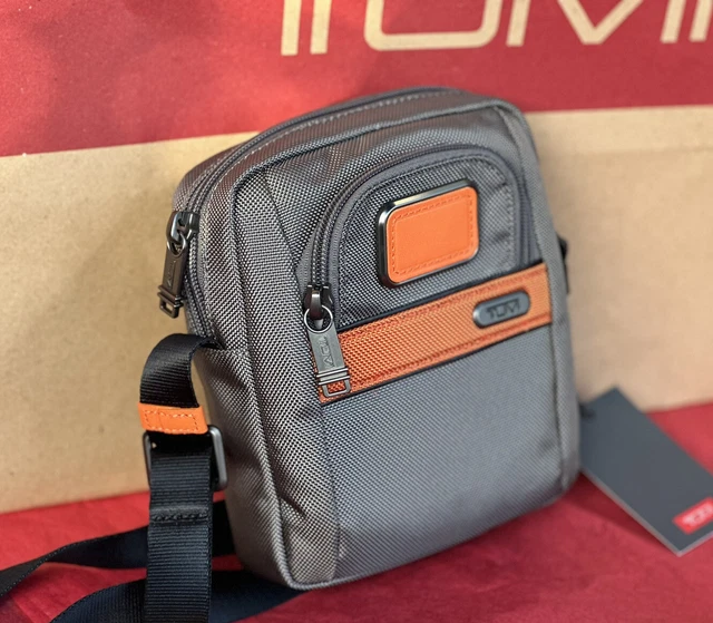 TUMI Alpha Ballistic Nylon Small Crossbody Bag EDC Grey Authentic ‼️