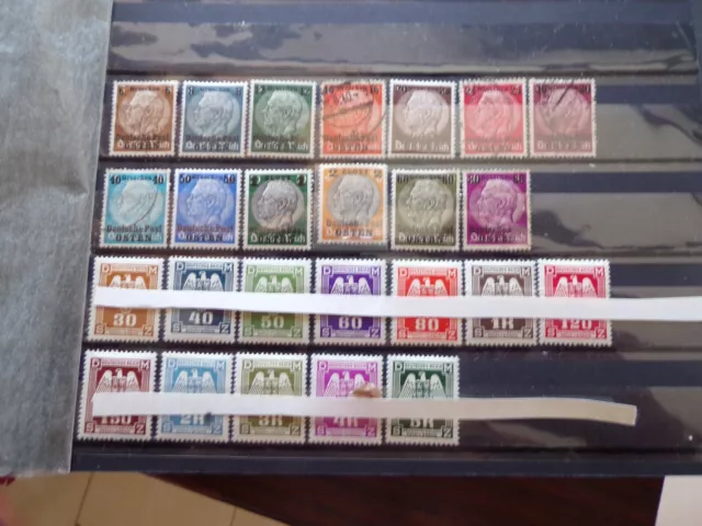 kl Lot Briefmarken   Deutsches Reich,  Gebiete   # 1