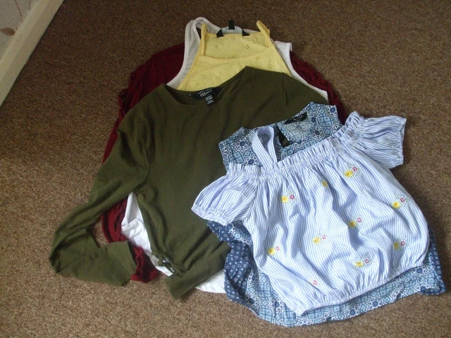 Girl's tops bundle age 11,12 and 13 years
