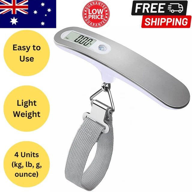 QUMOX High Precision Digital Travel Scale for Suitcase Luggage Weight 110lb 50kg
