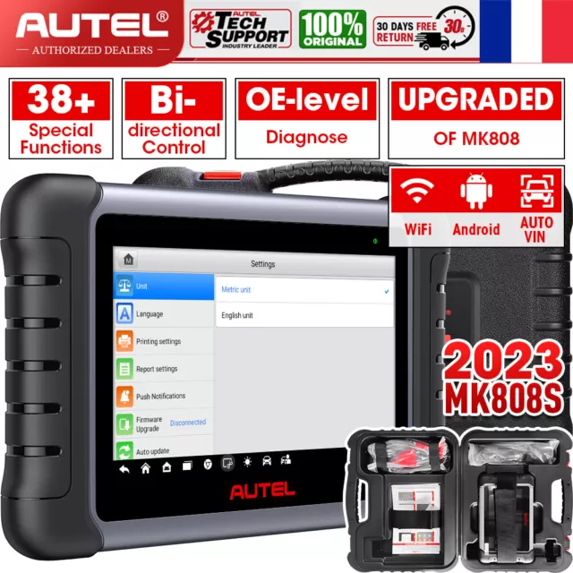 Autel MK808S OBD2 II Pro Diagnostic Scanner Bluetooth Lecteur code BMS SAS TPMS