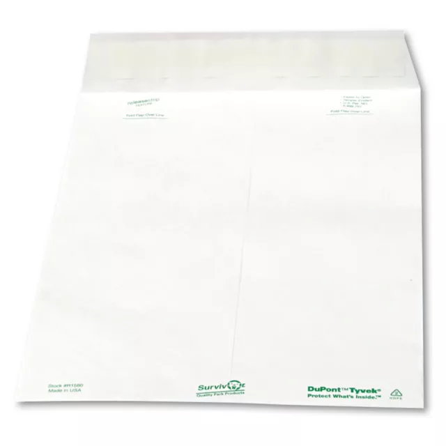 Survivor Tyvek Mailer 10 x 13 White 100/Box R1580