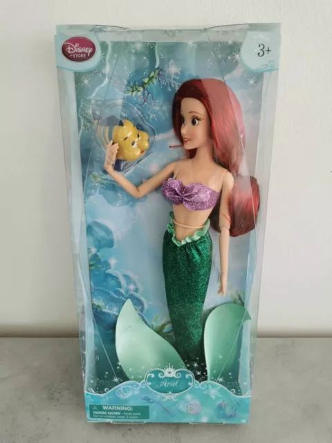 Disney Store Ariel The Little Mermaid And Friend Doll Very Rare Brand New