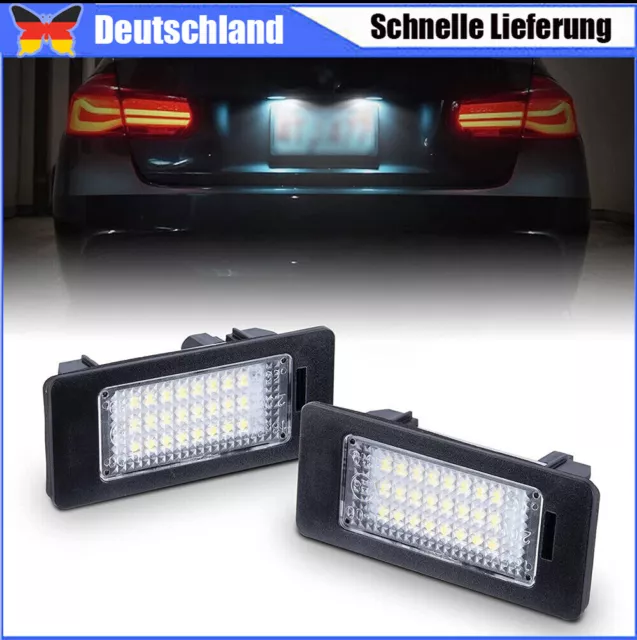 2X LED Kennzeichenbeleuchtung Für BMW E39 E60 E61 E90 E91 E92 E93 E82 E88 E70E71