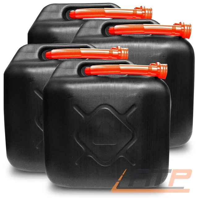 2x 20-Liter-Kraftstoffkanister Von PETERS-LIVING – Für Benzin & Diesel, Reservekanister Für Auto, Roller & Mehr – Schwarz 2x 20-Liter-Kraftstoffkanister Von PETERS-LIVING – Für Benzin & Diesel, Reservekanister Für Auto, Roller & Mehr – Schwarz