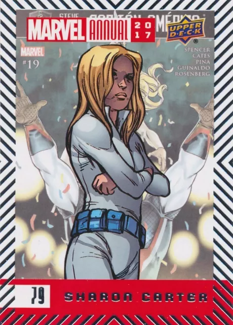 #79 SHARON CARTER (2018) 2017 Upper Deck Marvel Annual CAPTAIN AMERICA