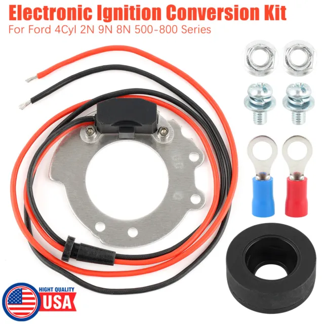 Electronic Ignition Conversion Kit For Ford Tractor 4Cyl 2N 9N 8N Series 500-900