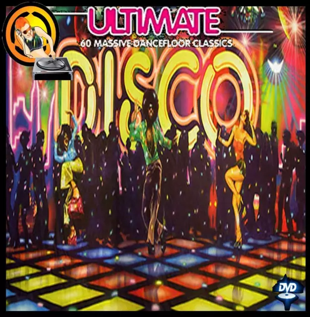Ultimate Disco Collection -60 Massive Dancefloor Classics- 3 dvds + Gift 70s/80s