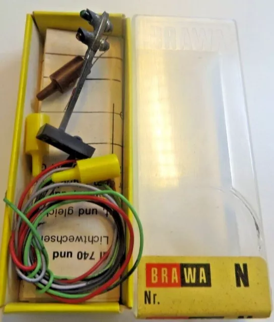 BRAWA N 740 Lumière - Signal Principal Rouge Vert Éprouvé en Emballage D'Origine