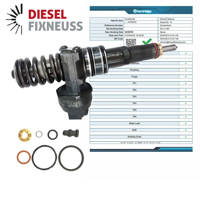 Bosch Buse Pompe Unité PDE 0414720215 038130073AG VAG 1,9 TDI 1,4 TDI Injecteur