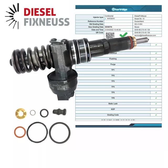 Bosch pompe buse unité PDE 0414720215 038130073AG VAG 1,9TDi 1,4TDi injecteur