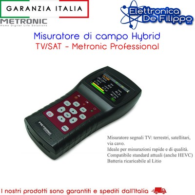 Amiko Misuratore di campo Combo Amiko Multi Tracker 2 Sat Finder DVB-S2/T2/C SCR 