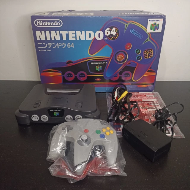 NINTENDO 64_ N64 Japanese Console_ With Box_Tested_ No Audio_ NUSSHA