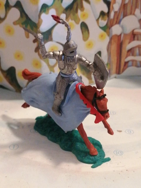 FIGURINE TIMPO - MOYEN AGE CAVALIER chevalier