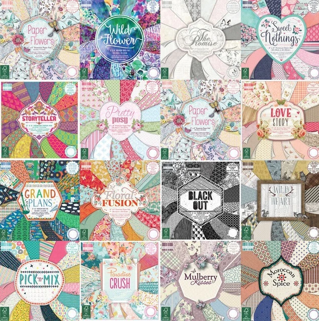First Edition * Dovecraft Sample Paper Pads * 8"x8" * FREE POSTAGE