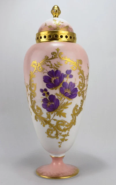 Grand Vase En Porcelaine De Limoges.fin XIXème