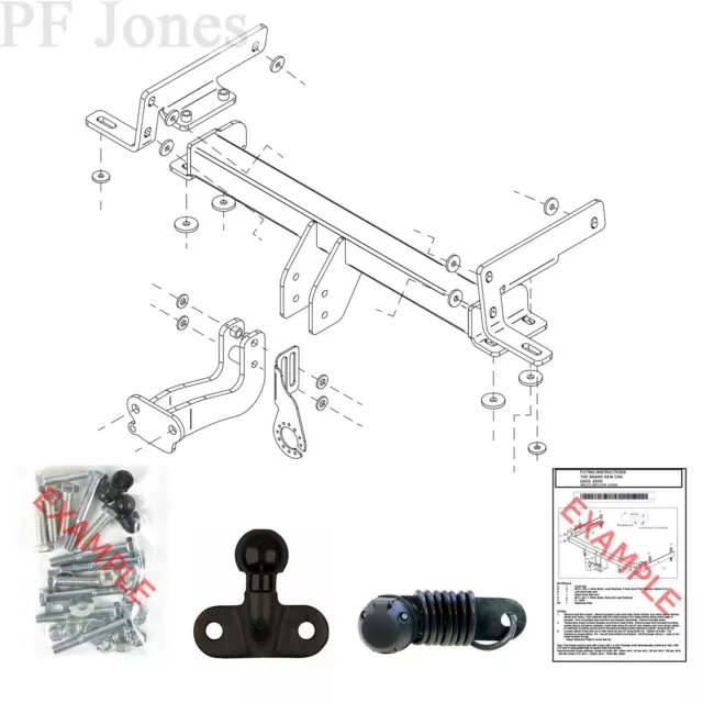 Tow-Trust Towbar for Vauxhall Antara 2007-2015 - Flange Tow Bar