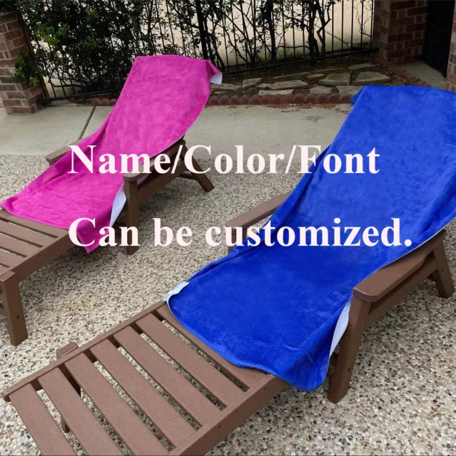 Personalised Customized Color Name/Logo/Picture Swim Beach Towel Blanket Gift