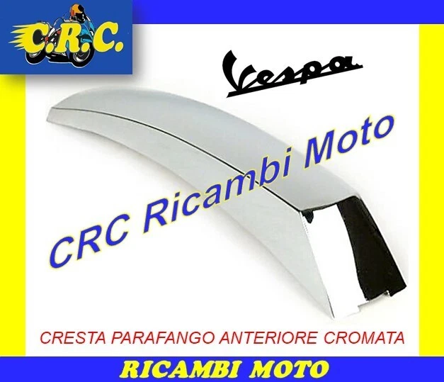 Parafango Cromato Per Vespa 125 150 200 PX - Fregio Cresta Originale - Foto 4