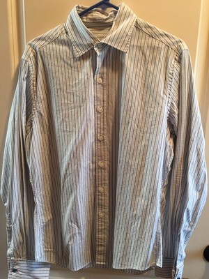 J.Hilburn Mens Long Sleeve Button Up Shirt Size Medium