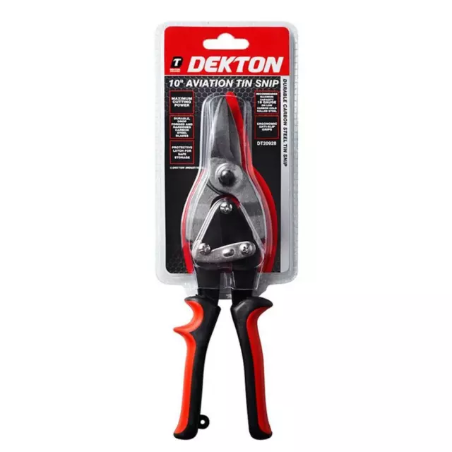 Heavy Duty 10" Straight Aviation Tin Snips Sheet Metal Cutters Cutting Shears