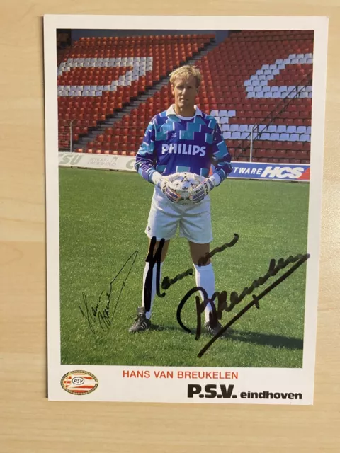 Autogrammkarte Hans van Breukelen, Niederlande