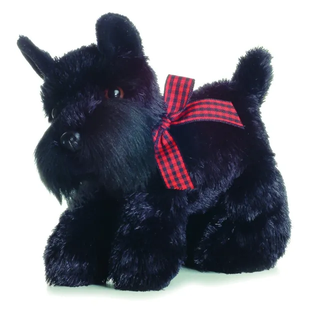 Aurora Mini Flopsie 8" Plush Scotty Scottish Terrier 60324 Soft Toy Dog Teddy