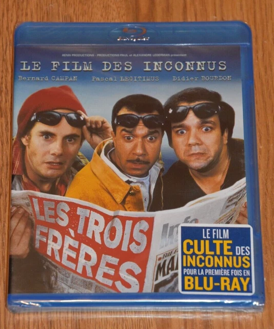 Rare Blu-Ray Les Trois Freres Les Inconnus Neuf Souis Blister