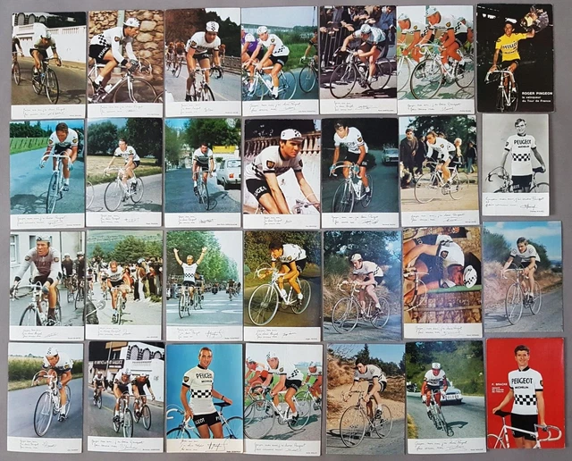 LOT DE 28 cartes photo Miroir du cyclisme (vélo cycle byke) EUR 43,00
