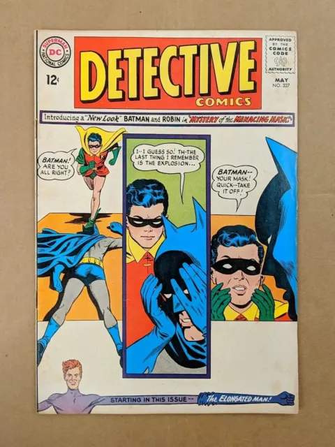 DETECTIVE COMICS 327 (DC, 1964) Broome Fox Infantino Giella 1st NEW LOOK BATMAN