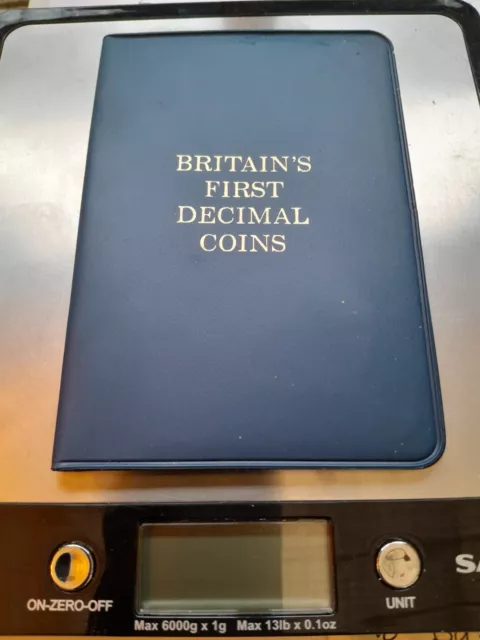 Britains First Decimal Coin Set. Uncirculated  1971-1968